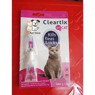NHỎ GÁY DIỆT VE - BỌ CHÉT CHO MÈO CLEARTIX - THÁI LAN