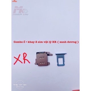 Combo độ 2 sim vật lý cho IP XR +11( Ổ+ Khay 2 sim)