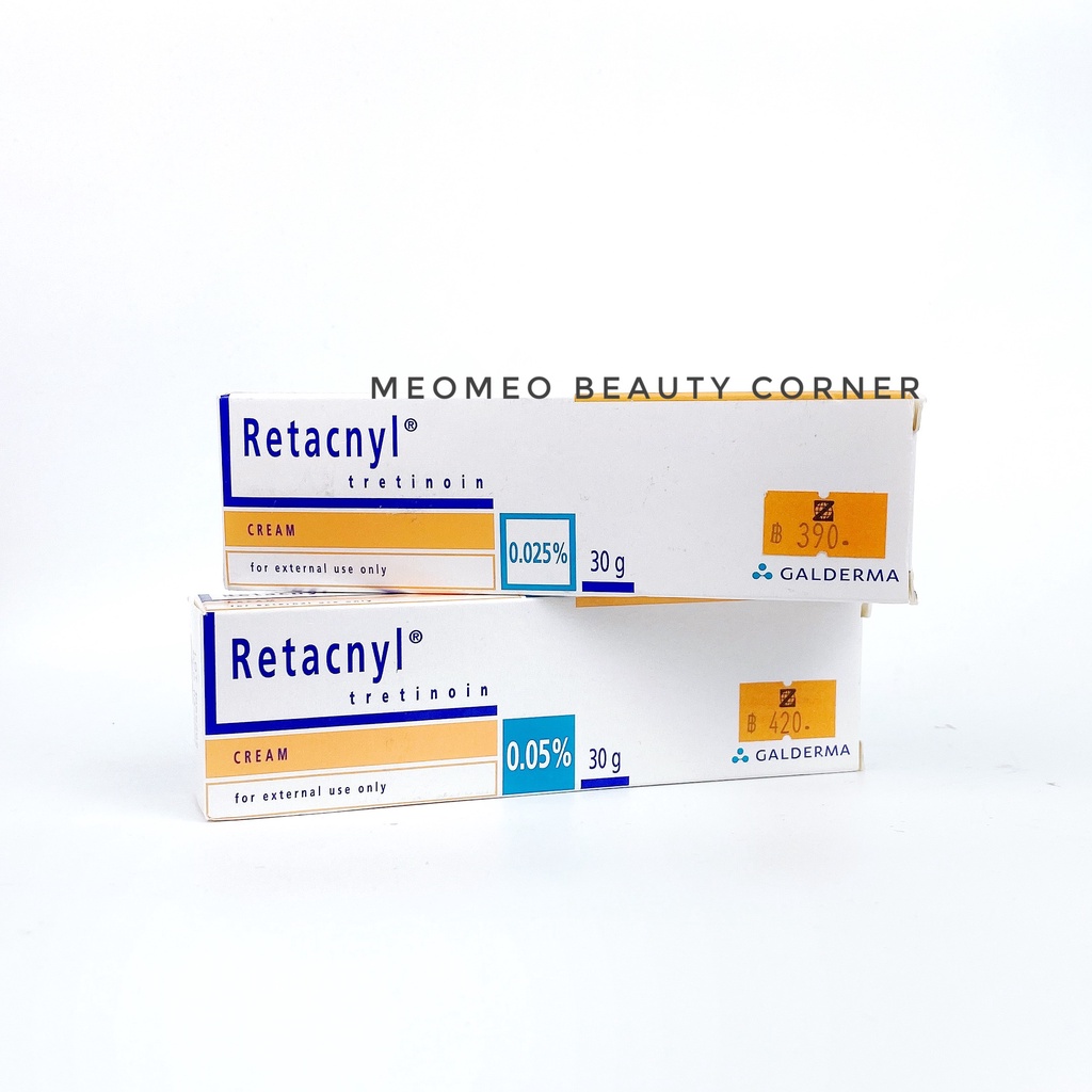 Kem giảm mụn Retacnyl Tretinoin Cream 0.025% & 0.05% Galderma 30g Pháp