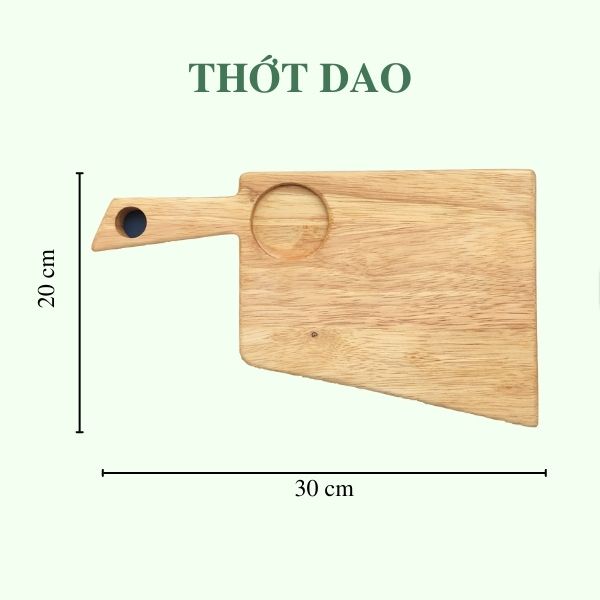 Thớt gỗ trang trí chụp ảnh/ Thớt decor gỗ cao su siêu đẹp cho cá nhân/ nhà hàng/ cà phê/ quán ăn | Tre Việt