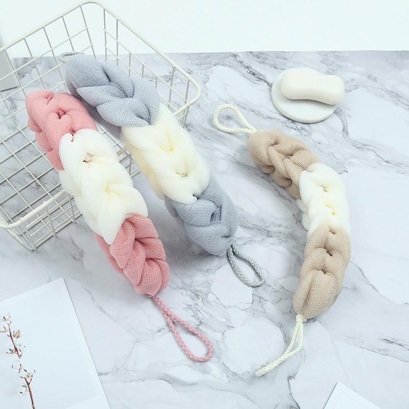 Bông cọ tắm lưới tạo bọt mềm, sạch ghét tiện lợi cho gia đình (loại dài)