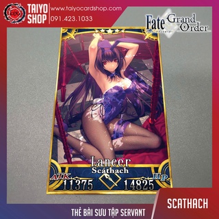 Thẻ bài custom card bánh xốp anime Fate/Grand Order FGO để sưu tầm tự chọn Scáthach