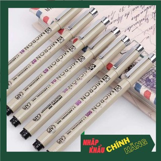 BÚT LINE, BÚT ĐI NÉT SAKURA PIGMA MICRON - MỰC ĐEN - Dùng cho vẽ Manga, diễn họa...