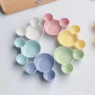 Bát sứ ăn dặm cho bé hình Mickey size mini 60ml