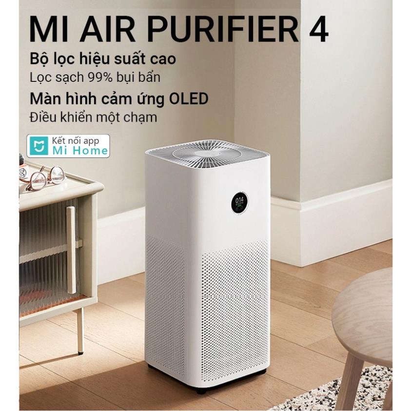 Máy lọc không khí Xiaomi Mi Air Purifier 4 (48m2) Bản Quốc Tế - Bảo hành 12 tháng