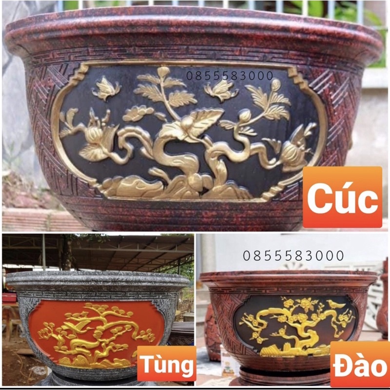 Khuôn đúc chậu tròn 50