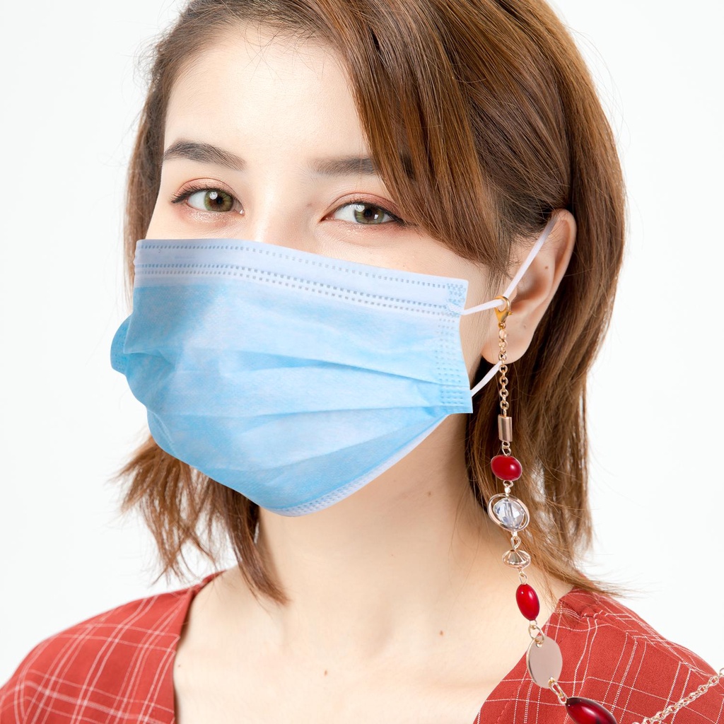 HS Dây Đeo Mắt Kính Đính Pha Lê Kèm Giá Đỡ Và Dây Đeo Cổ Thời Trang Cho Nữ
