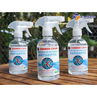 Dung dịch xịt khử khuẩn cho xe ô tô Sunred Clean