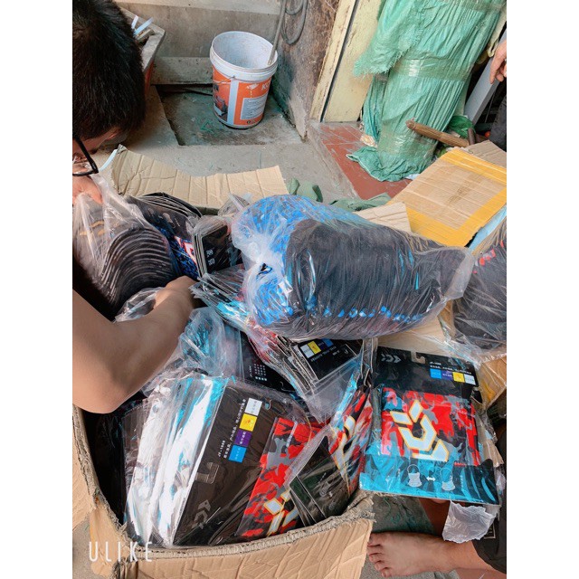 Combo mũ -găng tay -ống tay - khăn bịt tông xuyệt tông cho a e đi câu hàng  hót