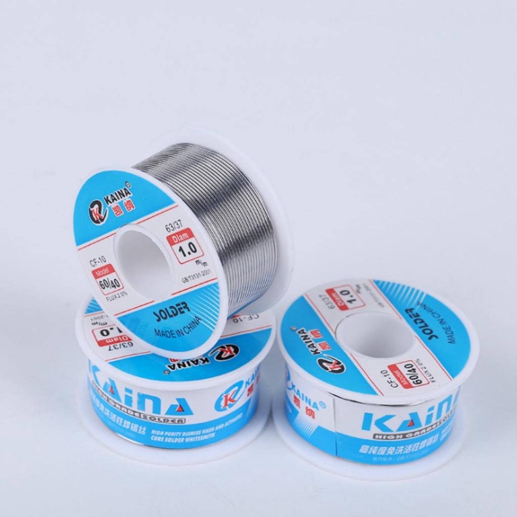 Cuộn thiếc hàn KAINA loại xịn chuyên nghiệp hàn mạch, linh kiện điện tử 100g 1.0mm