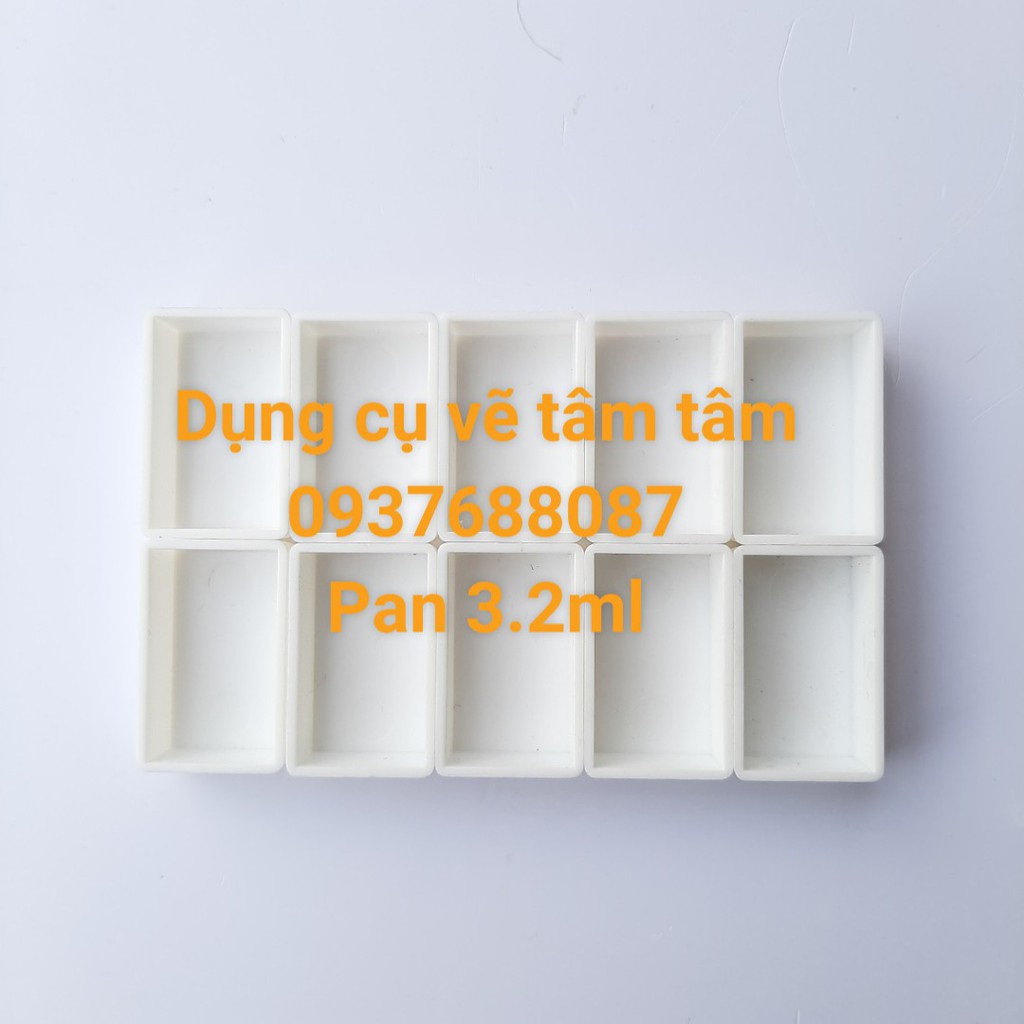 [ TÂM TÂM ]-Pan chiết màu 1ml, 2ml, 3.2ml, SET 10PAN-