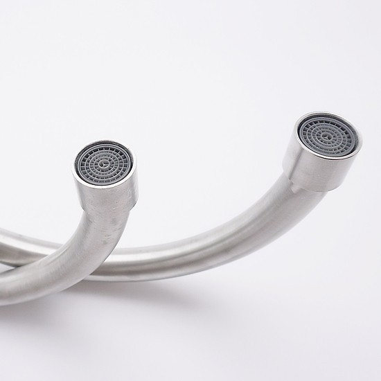 vòi rửa chén đôi inox 304 không gỉ, không chứa pb (Việt Nam),