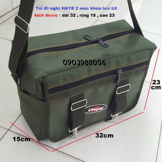 TÚI ĐỒ NGHỀ 2 MÓC KHÓA CAO CẤP