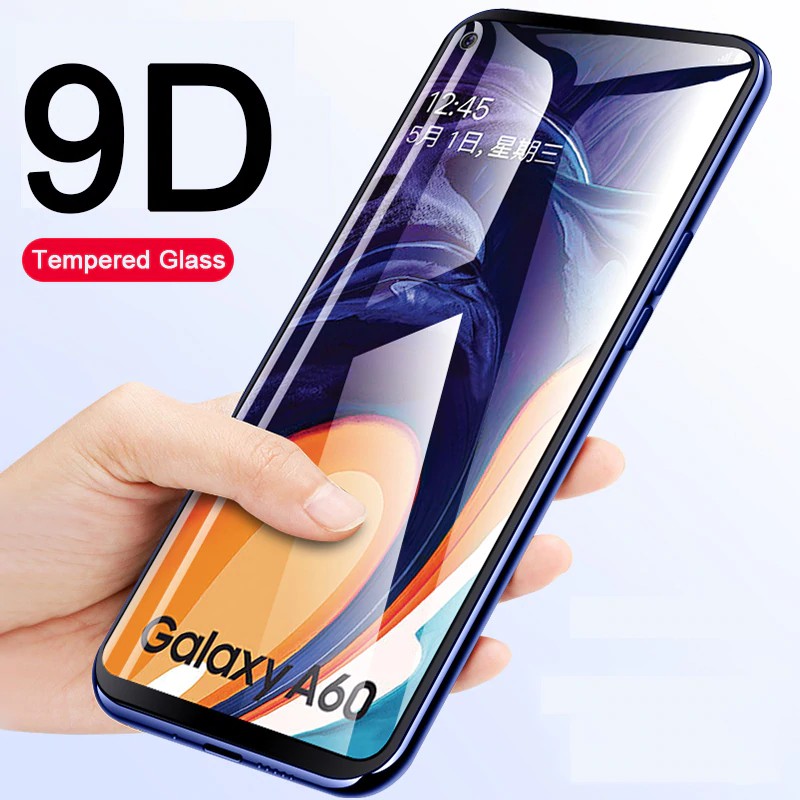 Miếng Dán Kính Cường Lực 9D Full Màn Hình Cho Samsung Galaxy A60,Dán Màn Hình Samsung, Dán A60 Full Màn