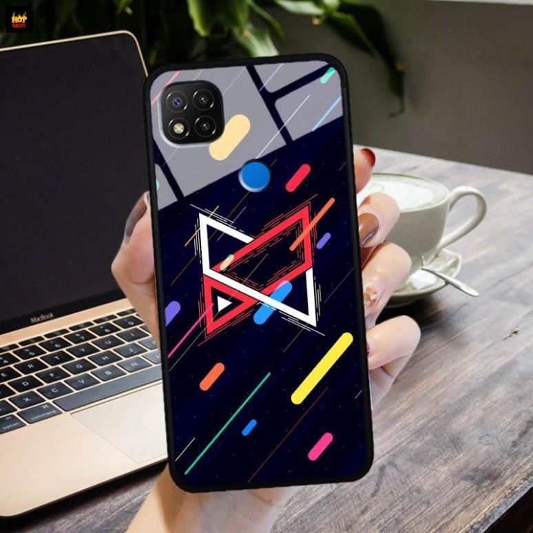 Ốp lưng kính 3D Xiaomi Redmi 9C cute