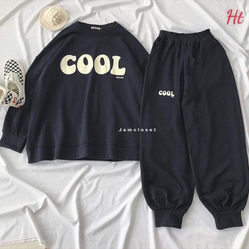 Bộ nữ COOL nỉ ngoại HT12