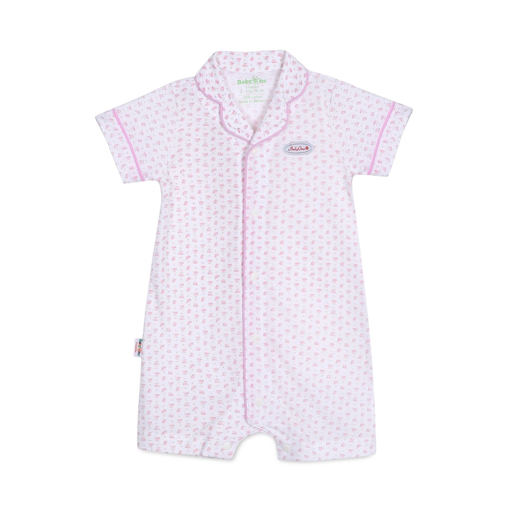 Bộ liền quần pyjamas bé gái 1342- BabyOne