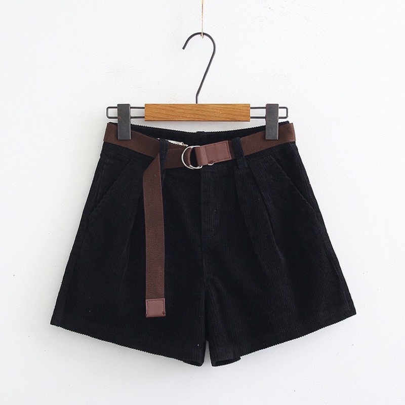 [Hàng sănx-Dreeship] QUẦN SHORT ĐÙI NHUNG TĂM KHÔNG KÈM THEO ĐAI LƯNG