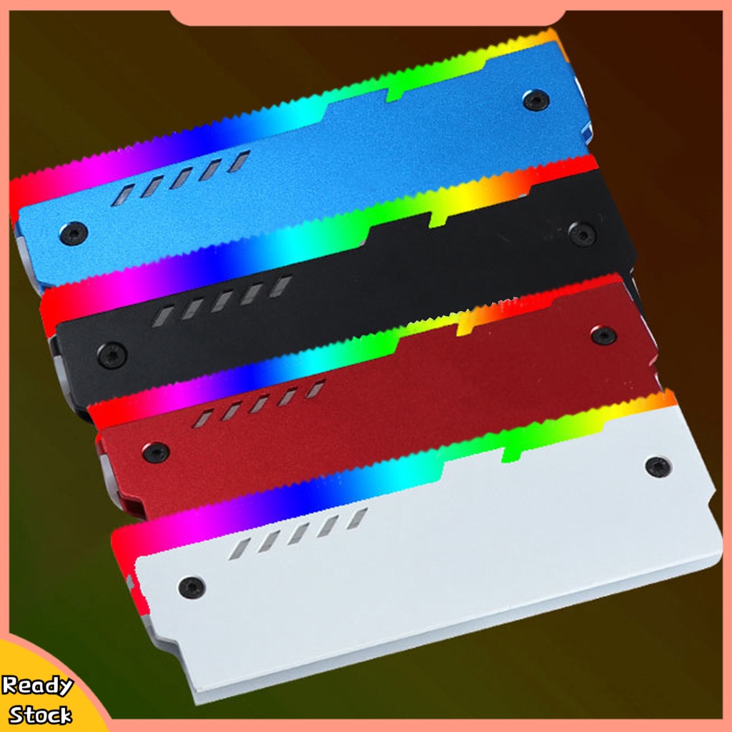 Thanh Tản Nhiệt Ram Máy Tính Hua-5 / 12v Rgb Có Đèn Nền Cho Ddr3 / Ddr4