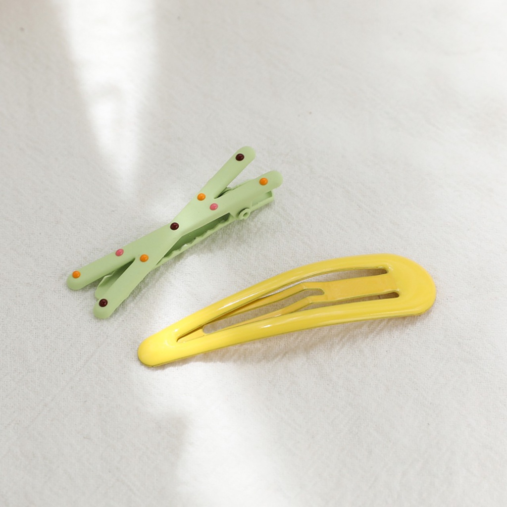 Set 2 Kẹp Tóc Kiểu Dáng Dễ Thương