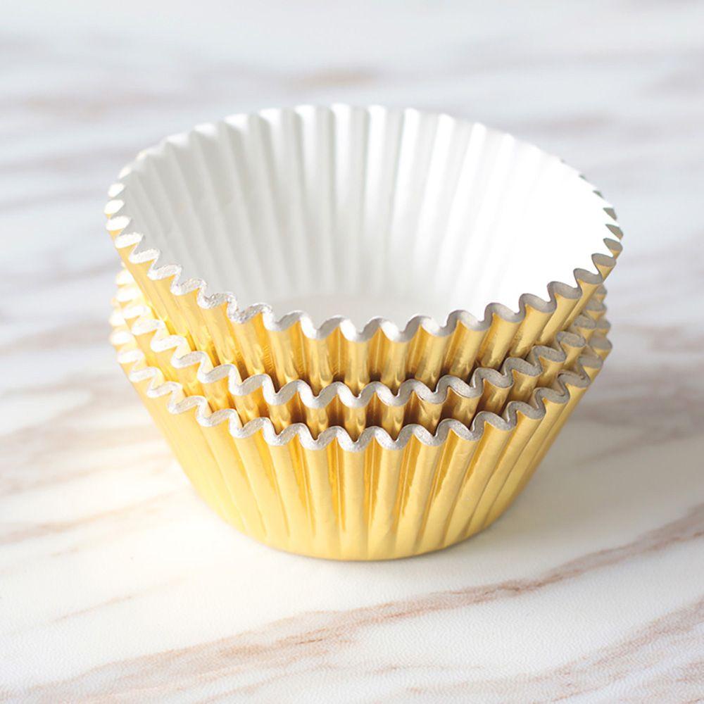 Set 1 / 100 Cốc Lá Nhôm Làm Bánh Cupcake Trang Trí Cho Nhà Bếp