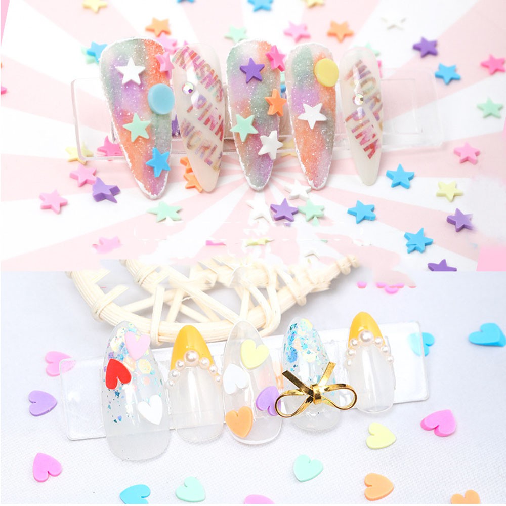 Phụ Kiện Trang Trí Móng Tay 3d Nhiều Màu Sắc Phong Cách Nhật Bản