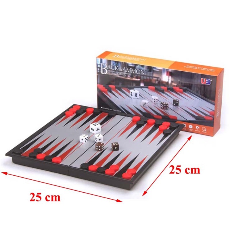 Bộ Chơi Cờ backgammon TomcityVN cao cấp - cờ tào cáo chiến thuật cho 2 người chơi