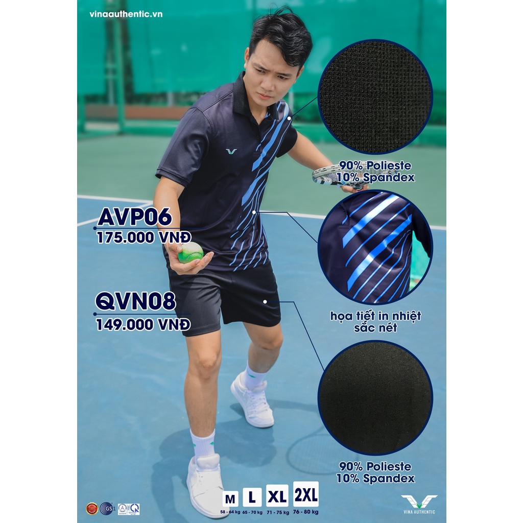 ⚡️FREE SHIP⚡️Áo polo nam cổ bẻ phong cách thể thao đậm chất nam tính- AVP06