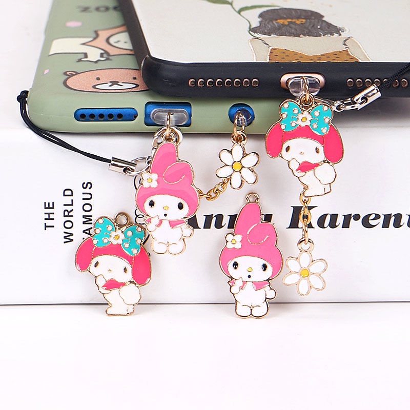 Mobile Nút Bịt Ổ Cắm Điện Thoại Chống Bụi Hình Melody Dễ Thương