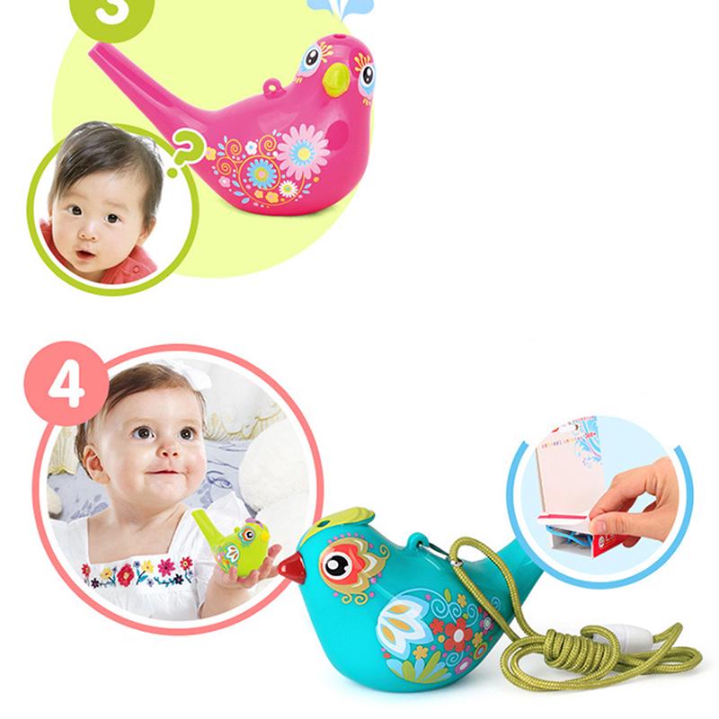 Waterfowl Music Cartoon Creative Whistle Blowing Instrument Animal Bathroom Bath Toy with Lanyard