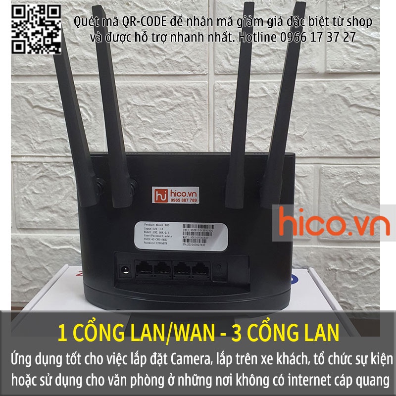 Cục Phát Wifi từ Sim 4G ZTE MF253S MF253 Bộ Phát Wifi 3G 4G , tốc độ 150Mb, Hỗ Trợ 32 Kết Nối, Hoạt Động 24/24