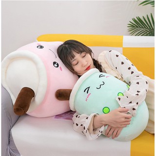 Double-sided emotion-switching stuffed octopus 20cm