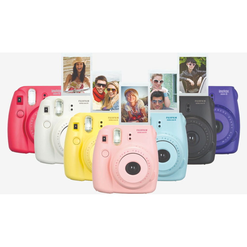 máy chụp ảnh lấy ngay fuji instax mini 8-9 full box đủ màu