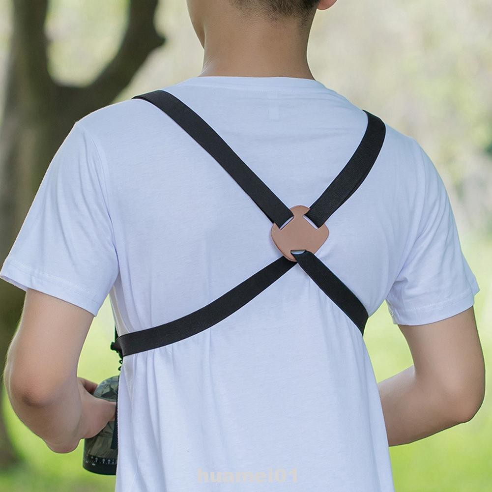 Outdoor Simple Universal Quick Release Nylon Golfer X Shaped Photographer Binocular Harness Strap