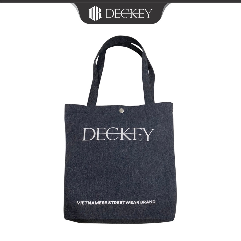 Túi Vải Tote Local Brand Deckey Phong Cách Năng Động (Có Nhiều Màu)