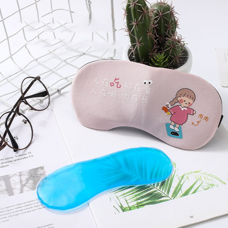 Bịt Mắt Che Mắt Ngủ Có Túi Gel Massage