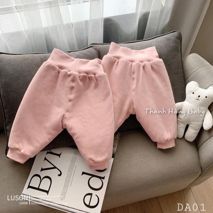 Quần Nỉ Lót Lông Siêu Ấm Cho Bé Cưng Thanh Hằng Baby Từ 7 - 17 Kg
