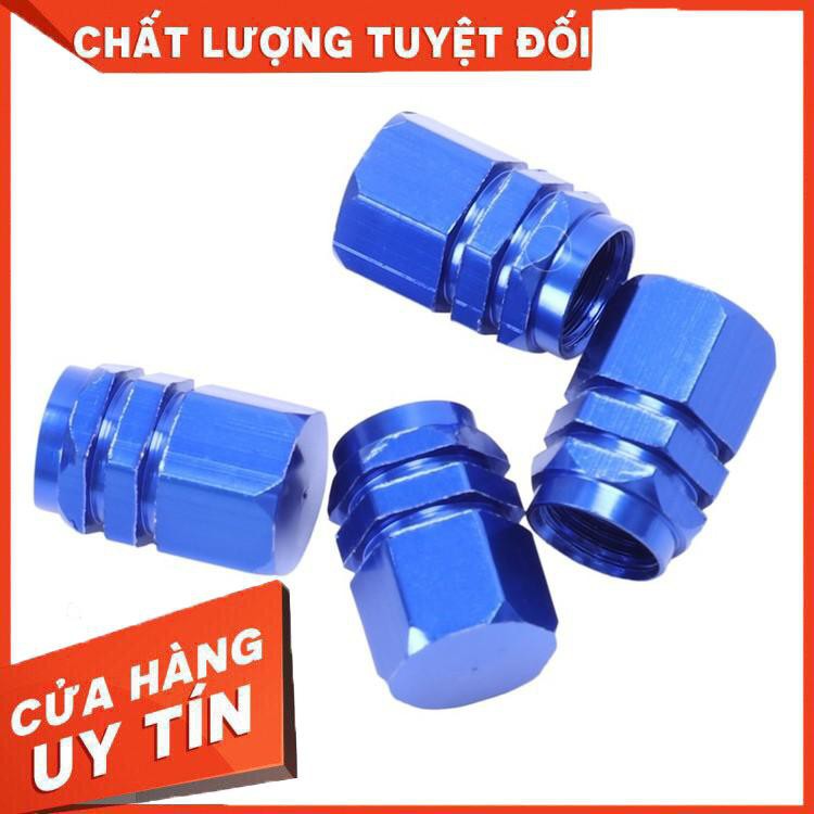 Nắp van lốp xe hơi , bằng kim loại , hình lục giác