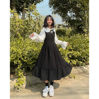 SET ÁO SƠ MI KÈM ĐẦM YẾM