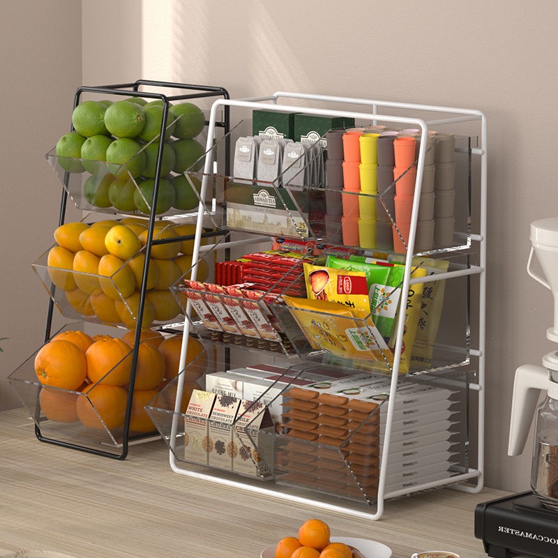 Hộp Đựng Trà / Cà Phê / Trà Sữa Để Bàn Bằng Nhựa Tiện Dụng Cho Văn Phòng