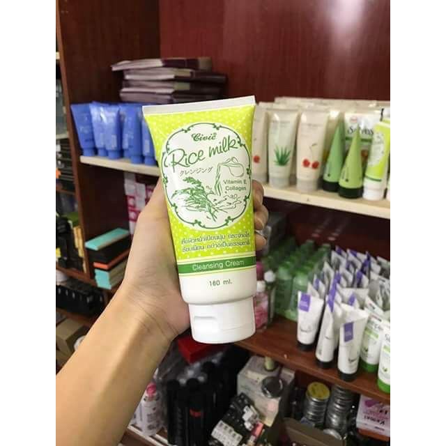 Sữa rửa mặt từ gạo Rice milk Civic Vitamin E Collagen