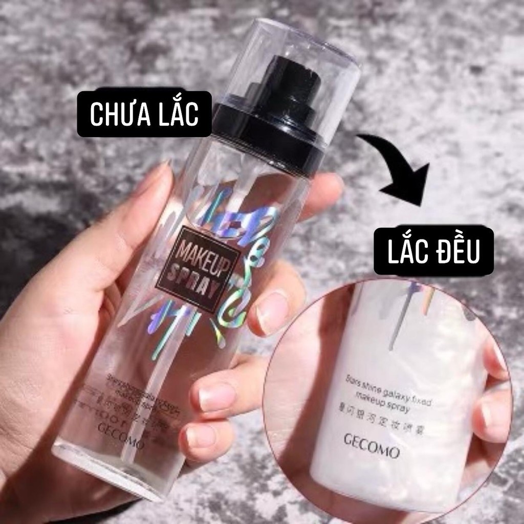 Xịt Khoáng FREESHIP Xịt Khoáng Trang Điểm Makeup Spray Dưỡng Da Lâu Trôi 100ml