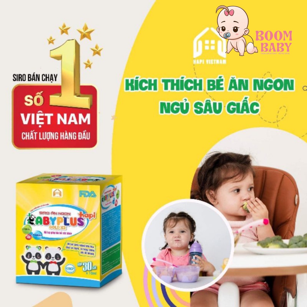 Siro ăn ngon BABY PLUS chính hãng  - giúp bé ăn ngon , tiêu hoá tốt , tăng cường đề kháng ...