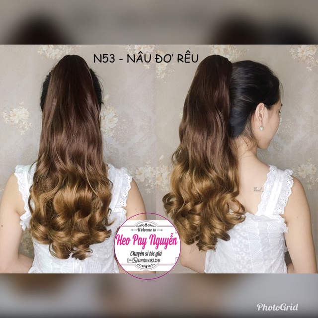 Tóc giả ngoặm  omber 1396
