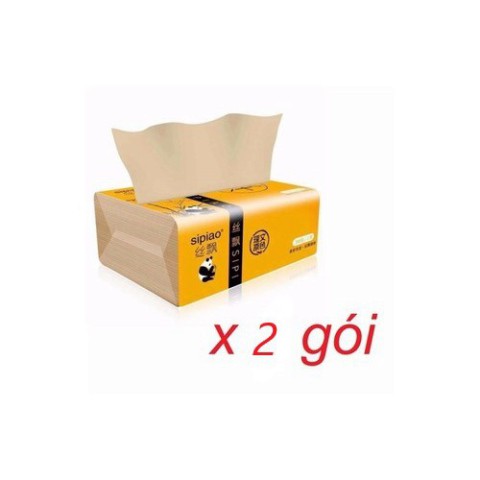 SÉT 2 GÓI GIẤY ĂN GẤU TRÚC SIÊU DAI,MỀM MỊN, CAO CẤP deal sốc