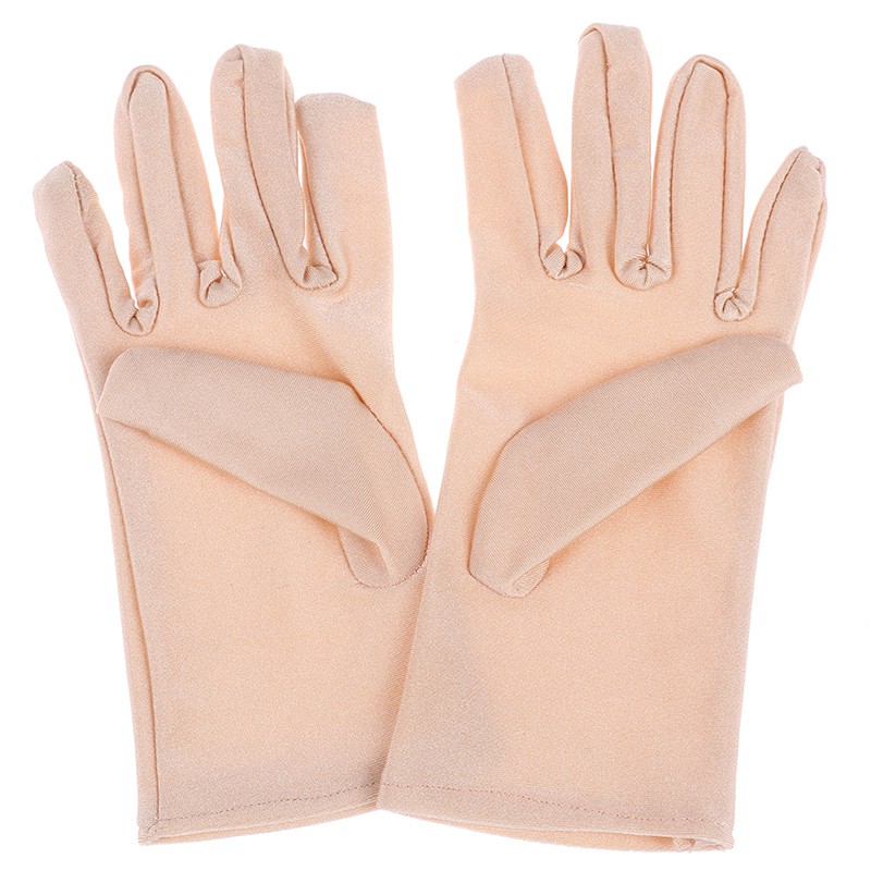 Găng Tay Satin Ngắn Trơn Mịn Trang Trọng Cho Nữ