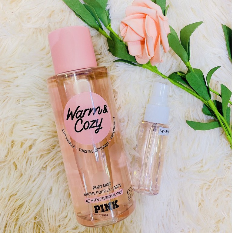 Xịt Thơm Body Victoria Secret Warm Cozy _ 𝔂𝓾𝓶𝓲 𝓹𝓮𝓻𝓯𝓾𝓶𝓮𝓼