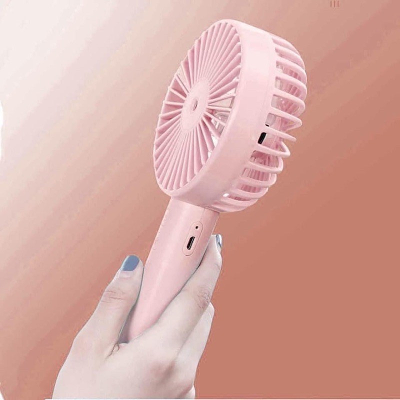 QUẠT PHUN SƯƠNG Cầm Tay Quạt Mini Tích Điện Phun Sương Hơi Nước Tạo Ẩm 1200mAh - Hàng Chuẩn | BigBuy360 - bigbuy360.vn