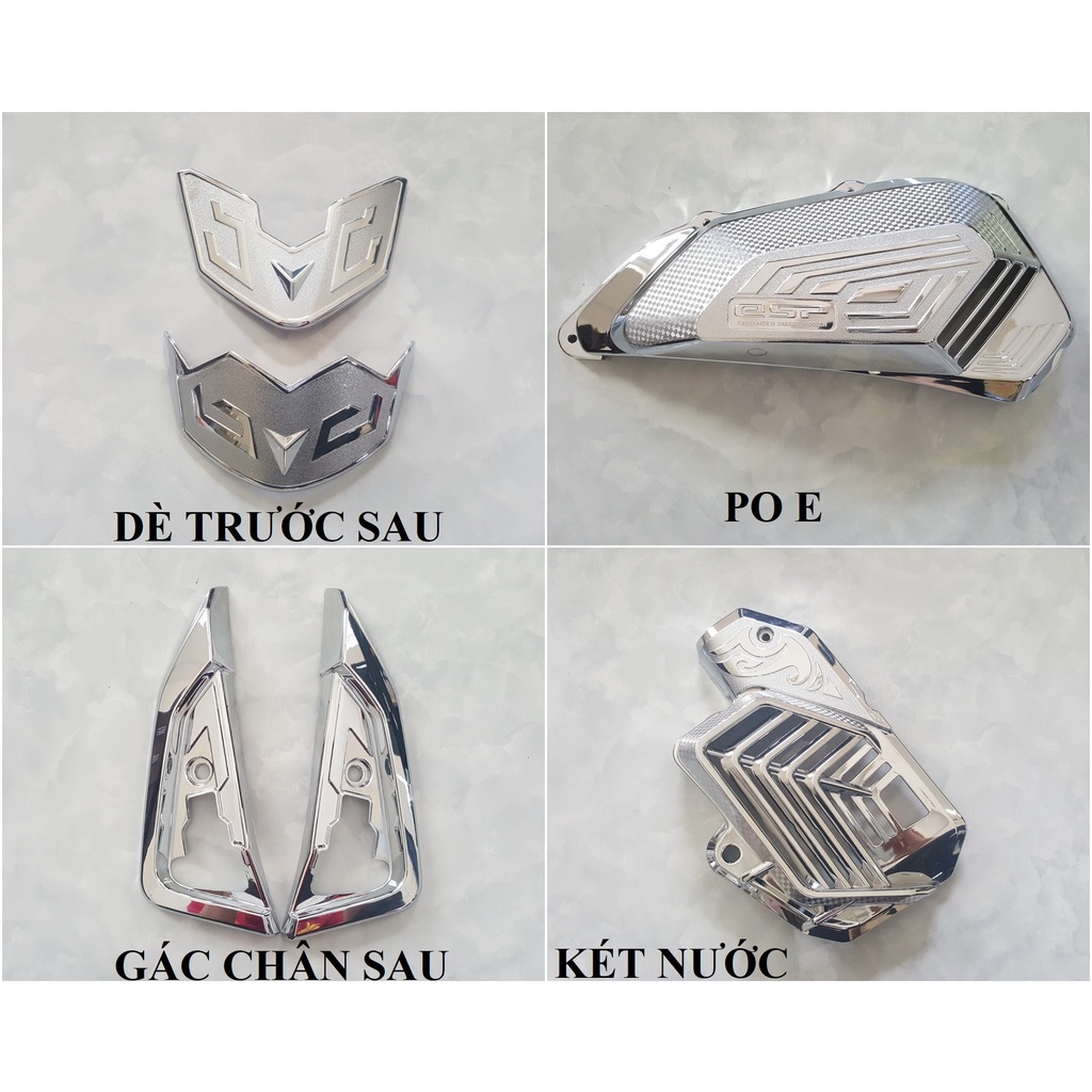 Ốp trang trí xe SH 125 150 2020->2023 mạ Crom Artistar