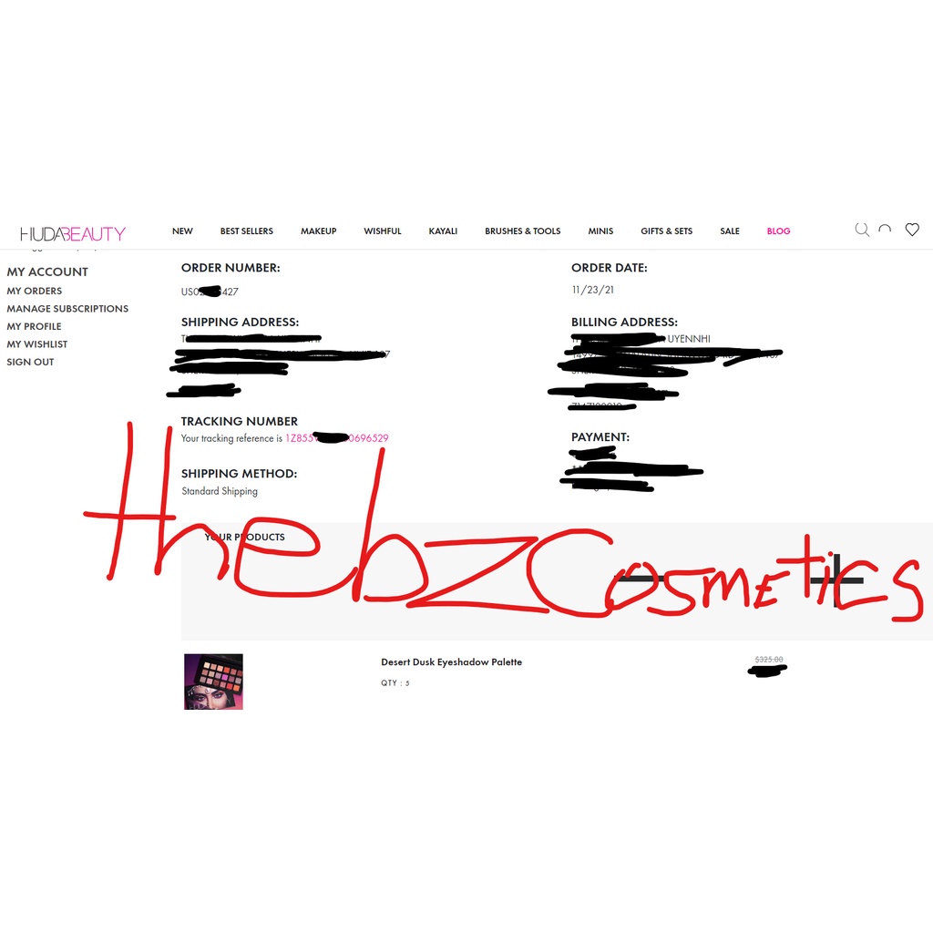 Bảng mắt Huda 18 ô các tone hot Desert Dusk - New Nude